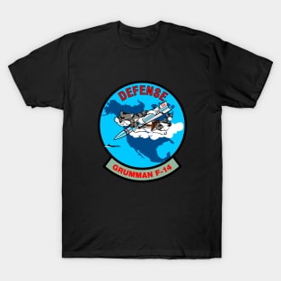 F-14 Tomcat - DEFENSE Grumman F-14 - Clean Style T-Shirt